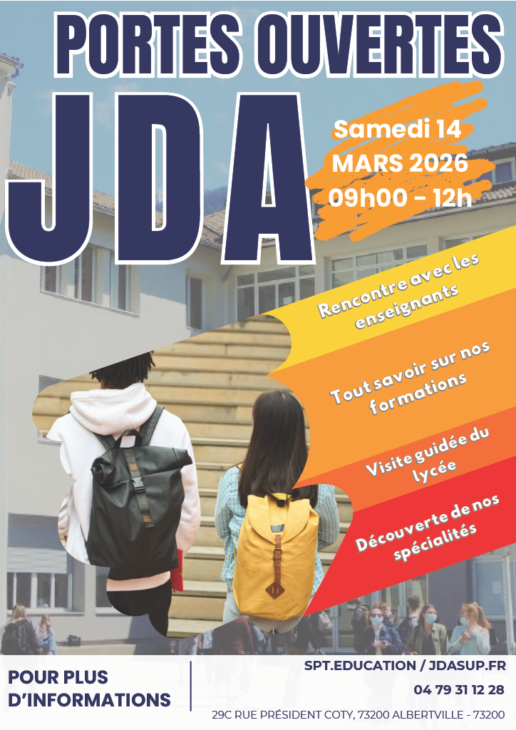 AFFICHE JPO JDA MARS 2026